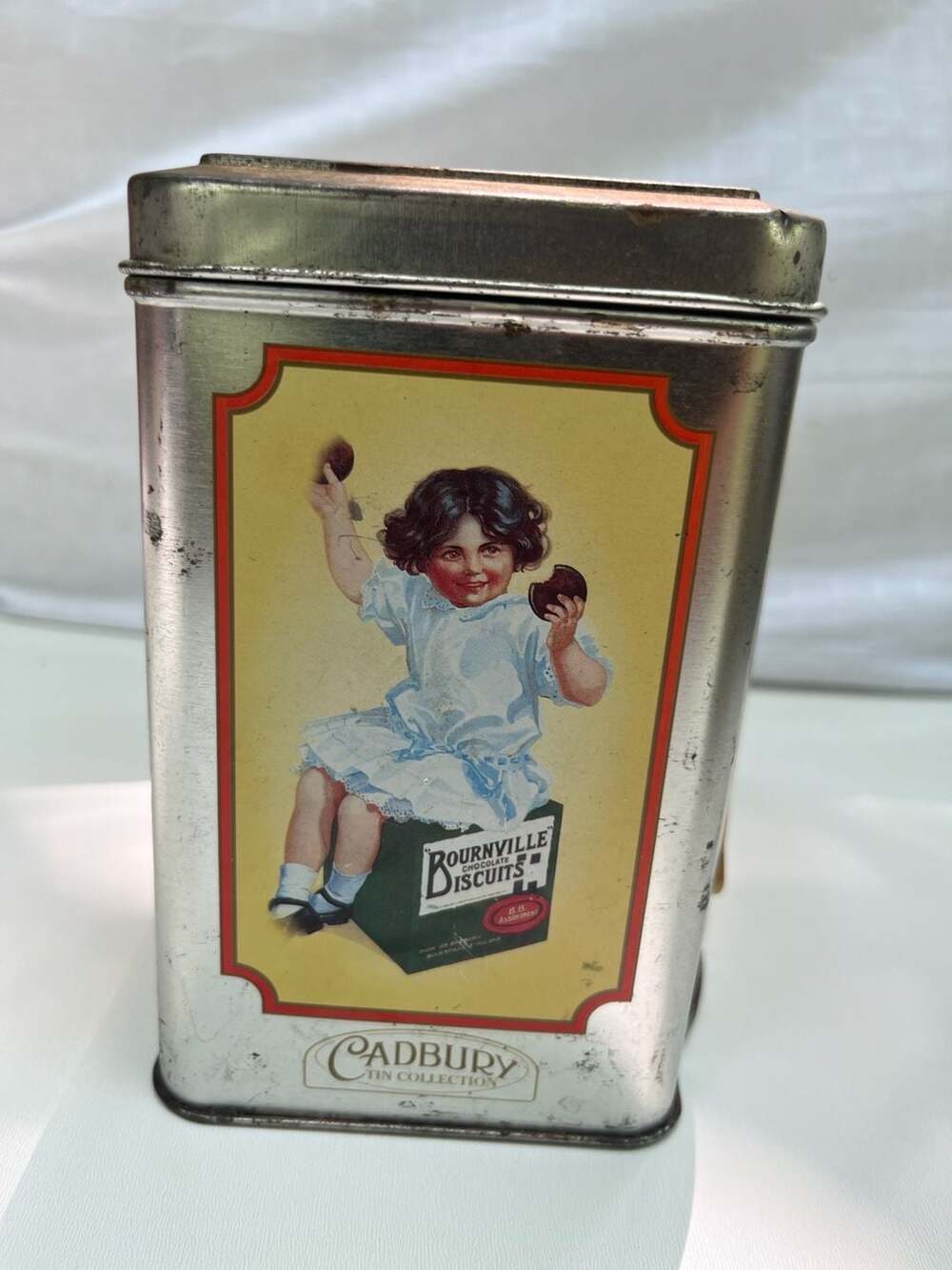 Vintage Cadbury's Chocolate Biscuits Collectible Tin